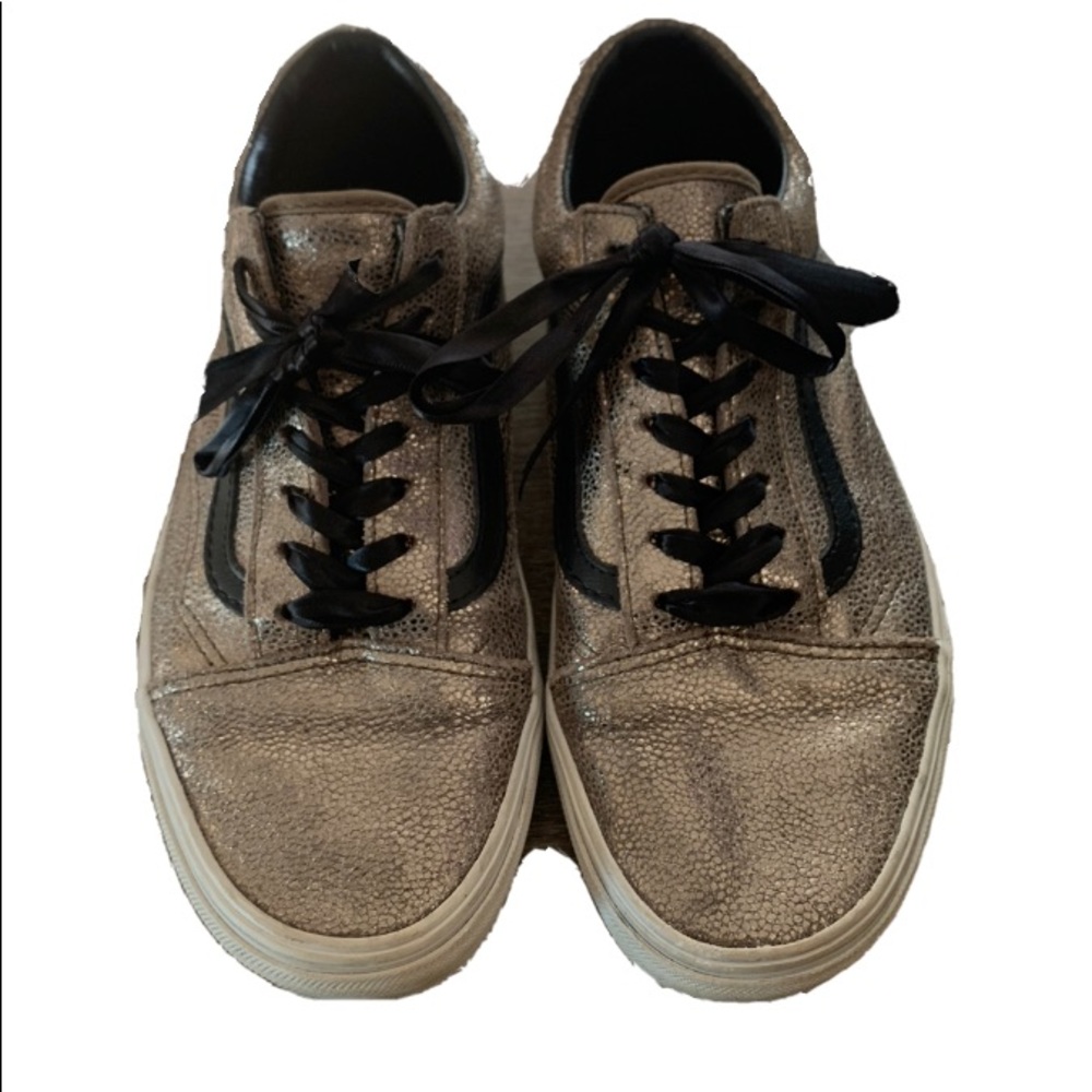 Shinny Bronze Vans